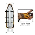 thumbnail image 4 of Kuiaobaty Sunflower Wood Grain Brown Pattern Ironing Board Cover Soft Table Top Home Decoration Iron Dust Cover Stain Resistant and Non Stick Scorch Standard Size 15 x 54 Inch, 4 of 5
