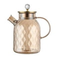 thumbnail image 3 of Tnarru Glass Pitcher Lightweight Tea Pot Kettle for Juice Milk Cold or Hot Beverage 1.7L, 3 of 8