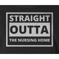 thumbnail image 2 of 9 Crowns Unisex Men's Women Graphic Tee  Straight out of Nursey Funny Shirt T-shirt (StraightNursey-JBlack, 2XL), 2 of 3