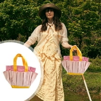 Gardening Tote Bags, Tool Organizer, Household Storage Bags, Sturdy & Reusable, Floral Design, For Gardeners, Flower and Plant Storage, Durable Gardening Supplies, Garden Accessories UKHBMC