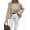 Apricot Color, variant on Women Cropped Trench Coat Oversized Double Breasted Lapel Long Sleeve Short Jacket Fashion Outerwear Wine Red XL