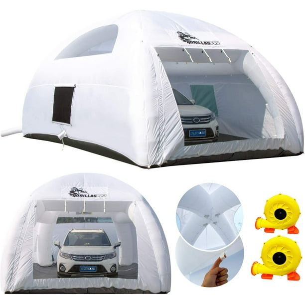 GORILLASPRO Inflatable Paint Booth 26x15x11Ft Portable Spray Booth with