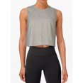 thumbnail image 3 of ADREAMLY Workout Tank Top Sleeveless Sports Shirt Loose Crop Tops for Women, 3 of 5