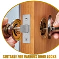thumbnail image 3 of OUNONA Latch Tubular Ajustable Para Puertas Internas Con Metálico Duradero Dorado, 3 of 6