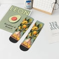 thumbnail image 7 of Naloa Retro Warm Lemon Flower Ankle Socks for Women Non Slip Socks No Show Socks Classic Low Cut Casual Socks Casual Socks, 7 of 7