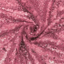 Pink Sequin Fabric, by The Yard, 1 Yard Length 4.3ft Wide Sequin Velvet Fabric Shiny Sparkly Cloth for DIY Sewing, Dress, Backdrop, Tablecloth, Table Runner