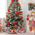 thumbnail image 4 of FMSHPON Skull Xmas Christmas Tree Skirt Stand Mat for Holiday Party Decoration Indoor Outdoor 36 inches, 4 of 6