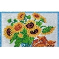 thumbnail image 2 of Sunflower Cats | Rug Making Latch Hooking Kit, 2 of 9