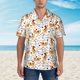 thumbnail image 2 of Balery Cute Dog Camisas hawaianas de manga corta para hombre, camisas playeras de corte holgado, camisas de vacaciones con botones,Large, 2 of 7
