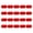 Red, variant on CEORPER Shock Absorption Bike Inner Cable Protectors Silicones Brake Line Frame Covers