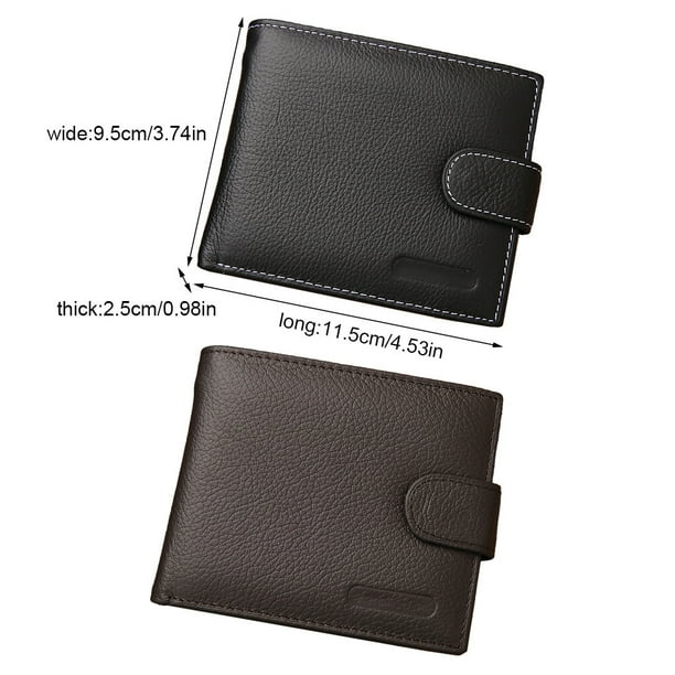 JINBAOLAI Men Wallet Soft Leather Credit Card Holder Fashion Mini