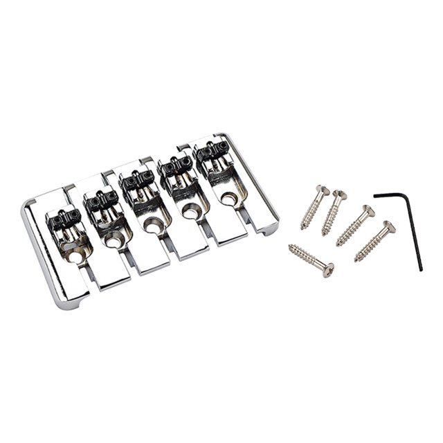 1 Pce Pont de Selle de Guitare pour Accessoire de Basse Électrique à 5 Cordes
