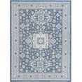 thumbnail image 2 of Rugs.com Outdoor Aztec Collection Rug – 9' x 12' Blue Flatweave Rug Perfect For Living Rooms, Large Dining Rooms, Open Floorplans, 2 of 6