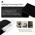thumbnail image 6 of SWQQWEI 51''-98.4'' Modern Extendable Tv Console Up To 90'', 2 Drawers and 4 Shelves for Living Room, 6 of 10