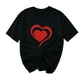 thumbnail image 1 of Camisetas de Manga Corta para Mujeres, Camiseta de Cuello Redondo Impresa de Moda, Primavera Y Verano Casual, 1 of 8