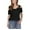 05 Black, variant on bnaln Summer Tops for Women Sale Sexy Cold Shoulder T-Shirts 2025 Trendy Eyelet Hollow Out V Neck Short Sleeve Tunic Shirts Loose Casual Flowy Blouse Plus Size Tees Y2K Going Out Tops