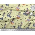 thumbnail image 3 of Soimoi Poly Georgette Fabric Magic Potion,Bat & Witch Halloween Print Fabric by The Yard 42 Inch Wide, 3 of 3