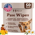 thumbnail image 1 of Toallitas para Patas de Perro Natural Dog Company 50 unidades con Aceite de Coco, 1 of 9