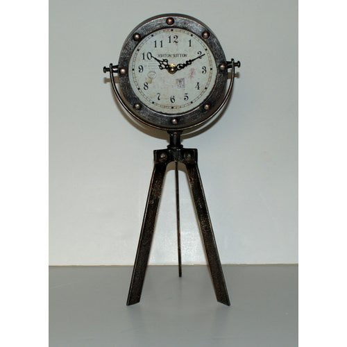 Ashton Sutton Tripod Table Clock