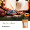 thumbnail image 2 of Hawthorn Leaf Organic Flower Tea - Hawthorne Leaves and Flowers High Food Grade 100g, 2 of 6