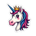 thumbnail image 4 of cartoon Unicorn Theme Stickers, Waterproof Unicorn Theme Sticker for Water Bottle Laptop Phone Cases Planner Skateboard Luggage Helmet Party Favor Decor, Ideal for Adults Teens Teacher Rewards, 4 of 9