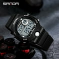 thumbnail image 2 of SANDA 2022 New Casual Women's Watches Waterproof Fashion Digital Watch Women Wristwatches for Female Clock Relogio Feminino 6035, 2 of 6