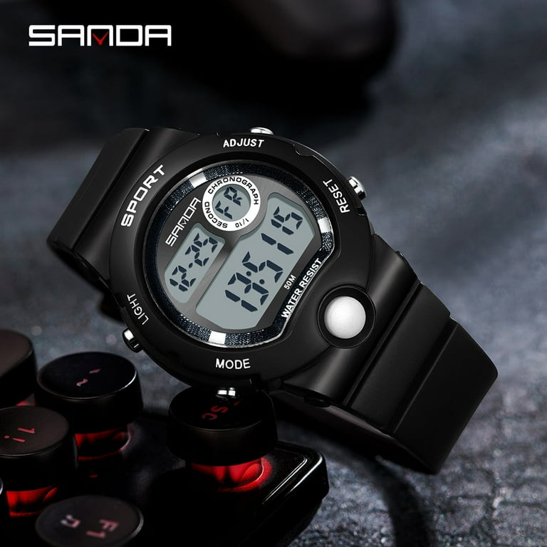 SANDA 2022 New Casual Women s Watches Waterproof Fashion Digital Watch Women Wristwatches for Female Clock Relogio Feminino 6035 Walmart