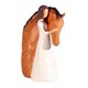thumbnail image 1 of Resin statue holding Pet, family gift sculptures horse, 1 of 5