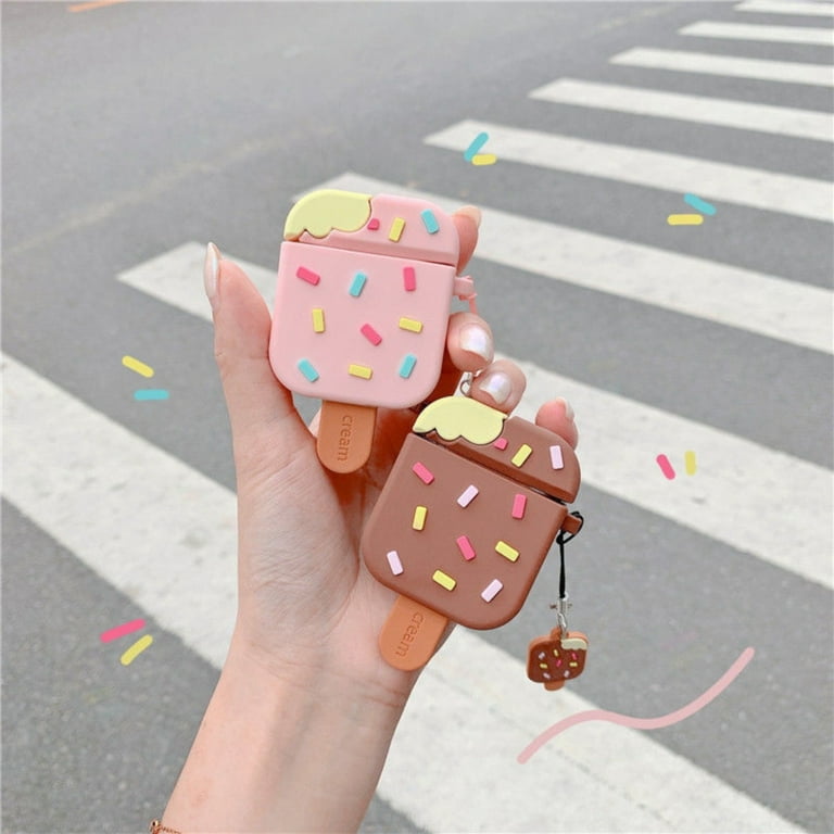 Shell Vanguard Ice Cream Style Silicone Headphone Case for Airpods