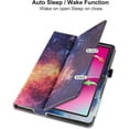 thumbnail image 3 of zukof Folio Stand Case for T-Mobile REVVL Tab 2 10.1 Inch Tablet 2025 - Lightweight Folding Slim PU Leather Protective Cover (Galaxy), 3 of 5