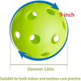 thumbnail image 3 of 12 Pack Plastic Baseball Practice Baseballs For Hitting, 3 of 4