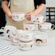 thumbnail image 2 of Sanrio Hellokitty-cuenco de cerámica Kawaii para fideos instantáneos, cuenco para sopa de fideos instantáneos, vajilla para estudiantes, horno microondas, 2 of 4