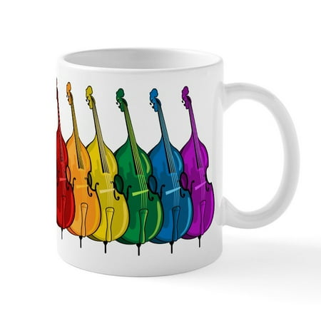 

CafePress - Double Bass Mug - 11 oz Ceramic Mug - Novelty Coffee Tea Cup