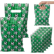 XD4-Soccer Gift Bags - 50pcs Plastic Party Bags for Snacks, Candy, or Treats - Perfect for Team Kids, Teens, Games, Sports Events*04
