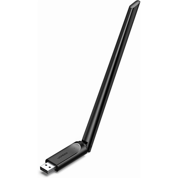WiFi Adapter for Desktop PC, AX900 USB WiFi 6 Adapter with 5GHz/2.4GHz Dual Band, 6dBi High Gain Antenna, Built-in Driver for Win11/10