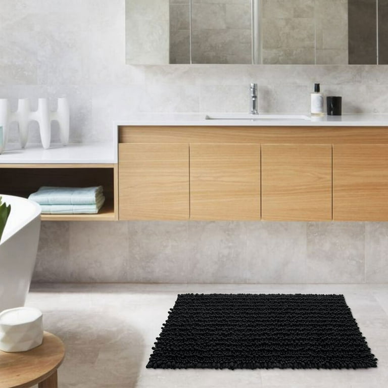 DEXI Bathroom Rug Mat, Extra Soft Absorbent Premium Bath Rug,  Non-Slip Comfortable Bath Mat, Carpet for Tub, Shower, Bath Room, Machine  Washable, 24x36, Light Grey : Home & Kitchen