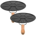 thumbnail image 4 of 2 Pcs Poignée en Bois Coussin d'Isolation pour Café Maison Protection contre la Surchauffe, 4 of 9