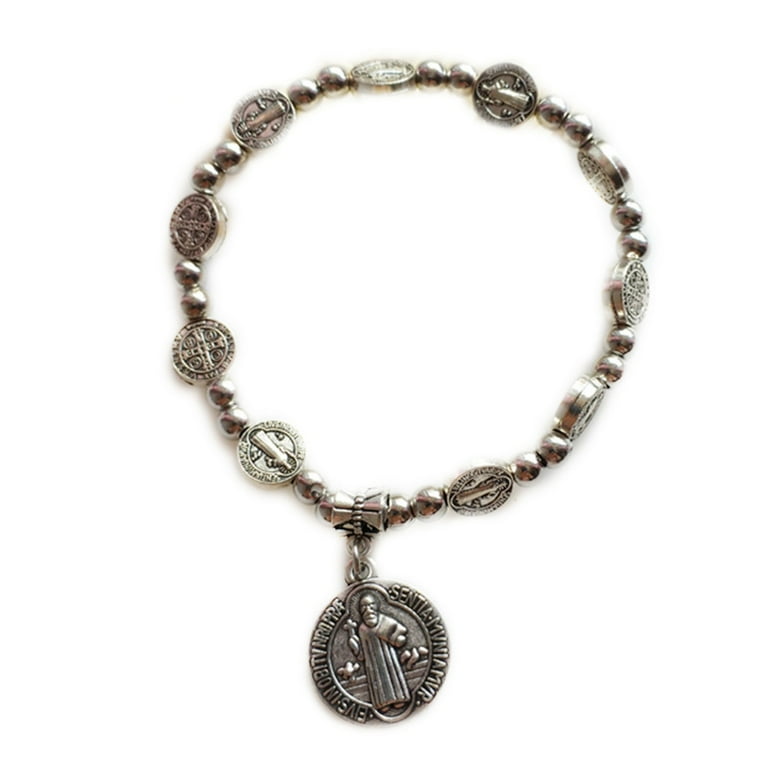 ✪ Catholic Rosary Bracelet for Men Women Christmas Wedding