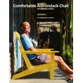 thumbnail image 3 of PXZEE Folding HDPE Adirondack Chair, Outdoor Adirondack Chair for Patio Front Porch Pool Garden Deck Fire Pit Outside, Weather Resistant, 3 of 8