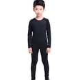 thumbnail image 2 of Ropa ajustada para niños Ropa de entrenamiento Ropa de fitness para niños Ropa deportiva de manga larga para baloncesto Ropa de secado rápido Traje de fútbol Primavera, 2 of 3