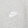 thumbnail image 4 of Nike Sportswear Club Fleece Women's Oversized Mock-Neck Sweatshirt Color: Dark Grey Heather/White Size: XL, 4 of 4