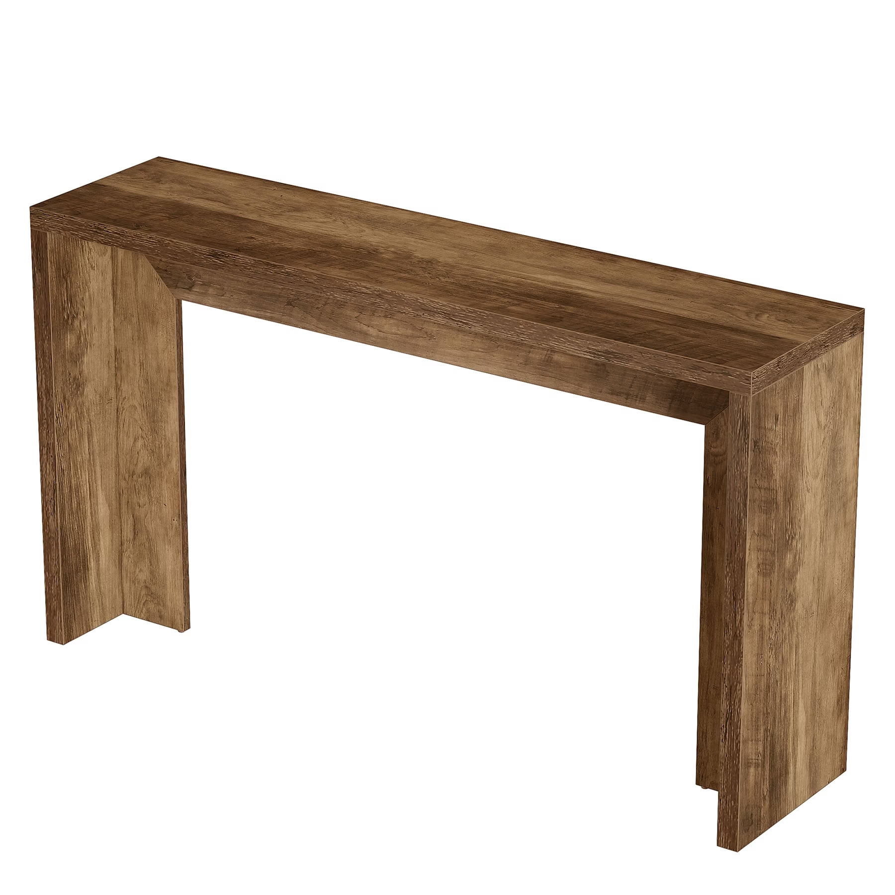 MAYEERTY 55" Rustic Console Table, Farmhouse Table for Entryway, Hallway, and Living Room, Narrow Wood Accent Table