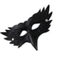 thumbnail image 5 of Máscara de águila cómoda de usar, cubrebocas para graduación, máscara de mascarada ajustable Negro, 5 of 9