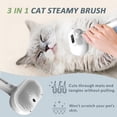 thumbnail image 2 of Cepillo para mascotas con vapor 3 en 1 ReNu Dog Brush, 2 of 8