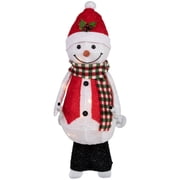 Northlight LED Lighted Animated Skiing Snowman Outdoor Christmas Figure - 24