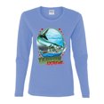 thumbnail image 2 of Tarpon Extreme Womens Graphic Long Sleeve T-Shirt, Light Blue, Medium, 2 of 3