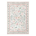 thumbnail image 2 of LOKHOM 3'x 5' Floral Washable Area Rugs for Living Room, Non Slip Low Pile Floor Carpet Soft Distressed Rug for Bedroom, Dining Room, Pink, 2 of 11