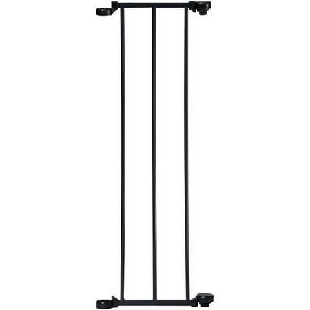 Kidco Custom Fit Auto Close Child Safety Gate Extension, Steel, 9" Black