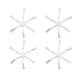 thumbnail image 1 of 4 Piezas de Repuesto de Cepillo Lateral ShuxiuWang para Aspiradora Robot 1c/2c/1t/f9, 1 of 2