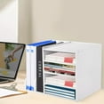 thumbnail image 3 of Miumaeov 4+2 Desktop File Holder Organizer Mail Sorter Office Storage Bookshelf Magazines Holder for Home, Office, Classroom, 3 of 9